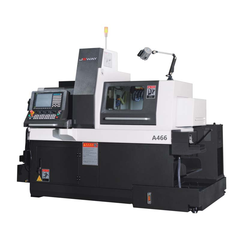A466D 6 Axis Mechanical Spindle 31 Tools CNC Swiss Lathe - Large Processing Hydraulic Strong Screw Rod Optional Plug-in Live Tool Thread Whirling FANUC controller