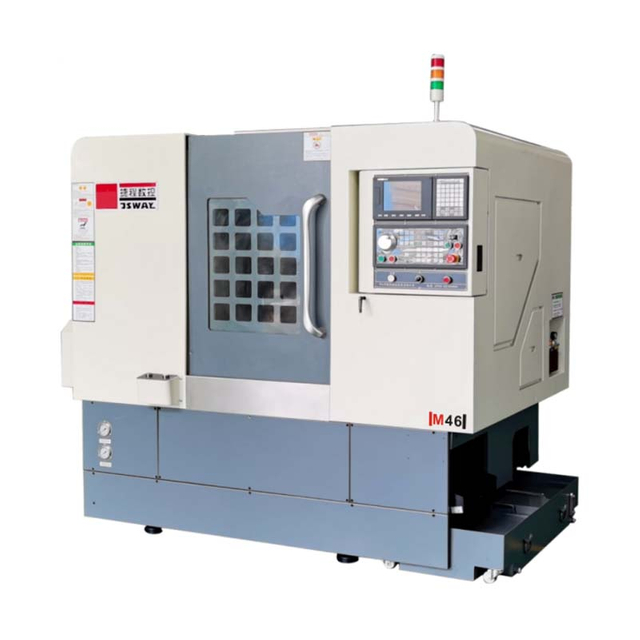 JSWAY M46 2 Axis CNC Gang Tool Turning And Milling Lathe Machine