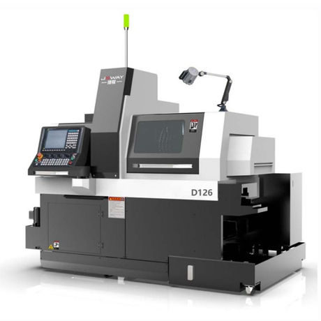 D126D Fanuc System 6 axis CNC electric spindle Swiss lathe from