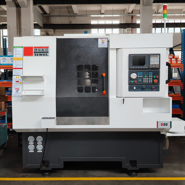 B8D 3 Axis 4+4 Power Turret Driven tool Turning And Milling Lathe- low noise high speed Y axis