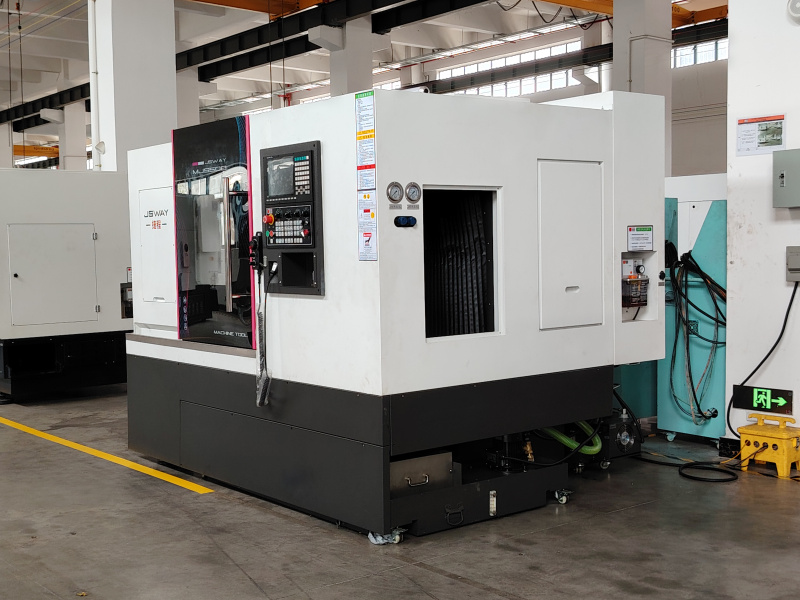 China MJS500 CNC 4 Axis Turning Milling Drilling Tapping Machine -Single power turret + Dual spindle Y / B Axis Heavy Screw Rod Guide Rail