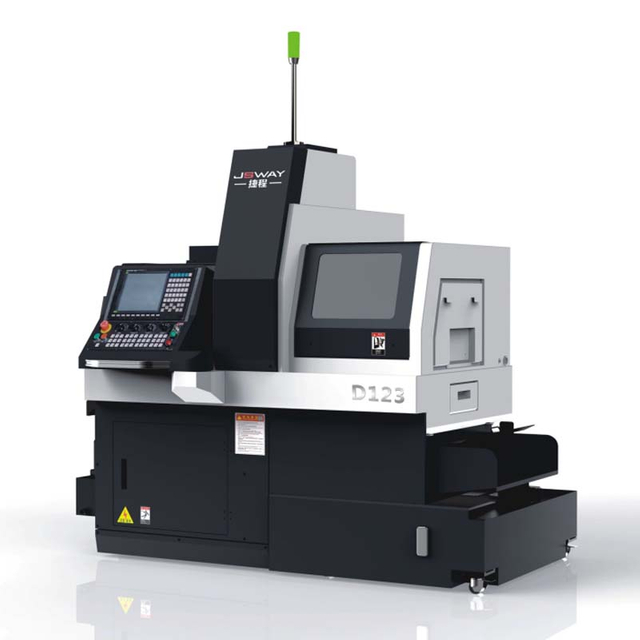 JSWAY D123B 3 Axis Electric Spindle Live Tools CNC Swiss Lathe 