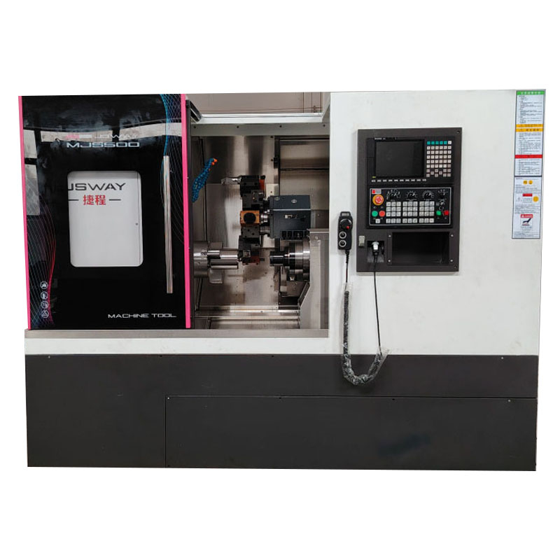 China MJS500 CNC 4 Axis Turning Milling Drilling Tapping Machine -Single power turret + Dual spindle Y / B Axis Heavy Screw Rod Guide Rail