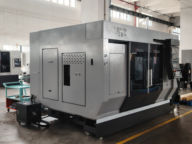 WE800 6 Axes Dual Spindle Single Interpolate Y-Axis Upper And Lower Power Turret Machine-Big Power High-end Brand Image Large Processing Range 16 station SAUTER Power Turret FANUC/SYNTEC